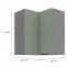 Kuchynská skrinka Aria-Sa/Ant Anti Fingerprint 60x60 Gn-72 2f (90°),2