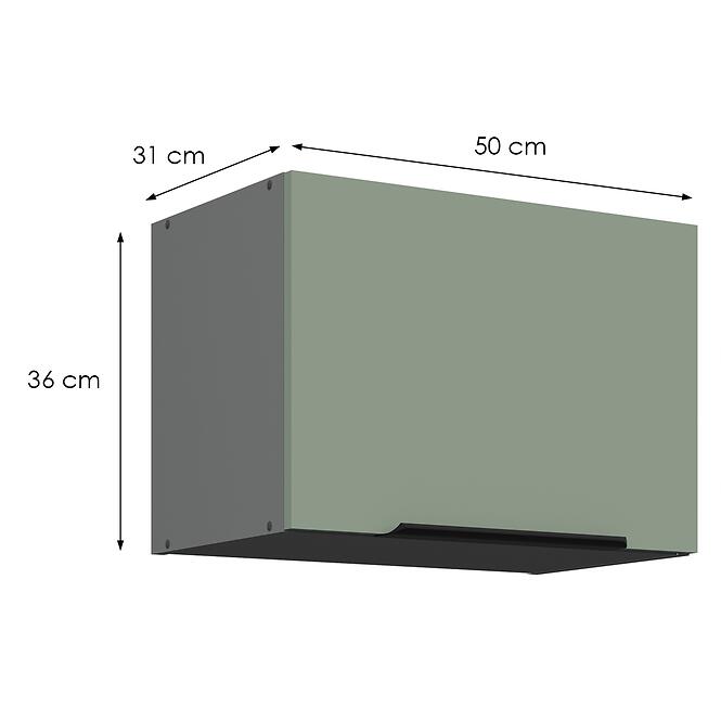 Kuchynská skrinka Aria-Sa/Ant Anti Fingerprint 50gu-36 1f,2