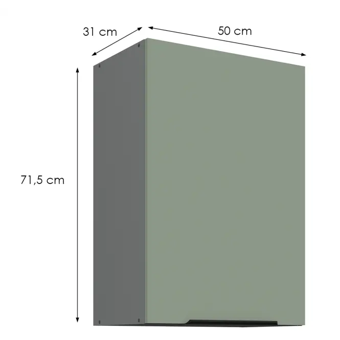 Kuchynská skrinka Aria-Sa/Ant Anti Fingerprint 50g-72 1f