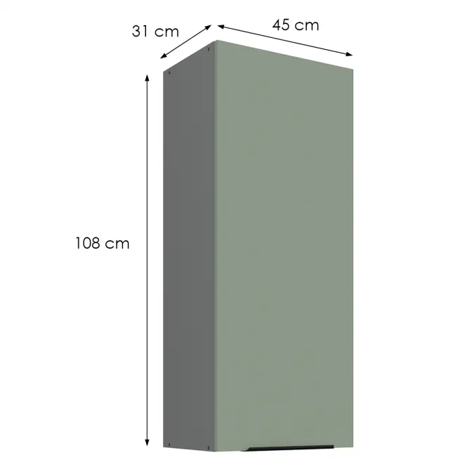 Kuchynská skrinka Aria-Sa/Ant Anti Fingerprint 45g-108 1f