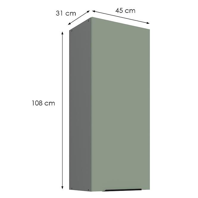 Kuchynská skrinka Aria-Sa/Ant Anti Fingerprint 45g-108 1f,2