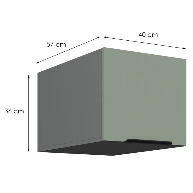 Kuchynská skrinka Aria-Sa/Ant Anti Fingerprint 40 Nagu-36 1f,2