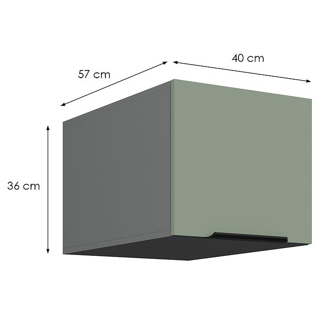 Kuchynská skrinka Aria-Sa/Ant Anti Fingerprint 40 Nagu-36 1f,2