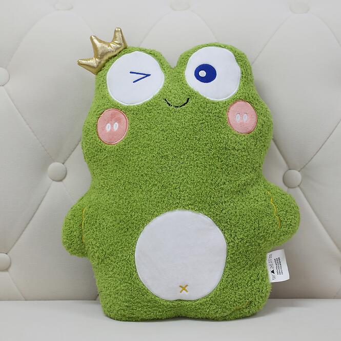 Vankúš Žaba 32x38 cm zelený