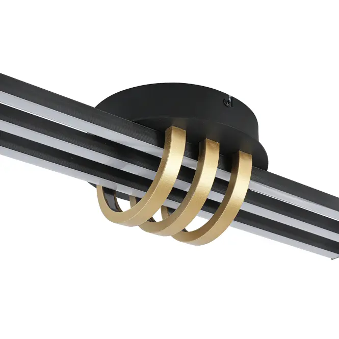 Luster Olaf black AC-OL403LBL LED PL1