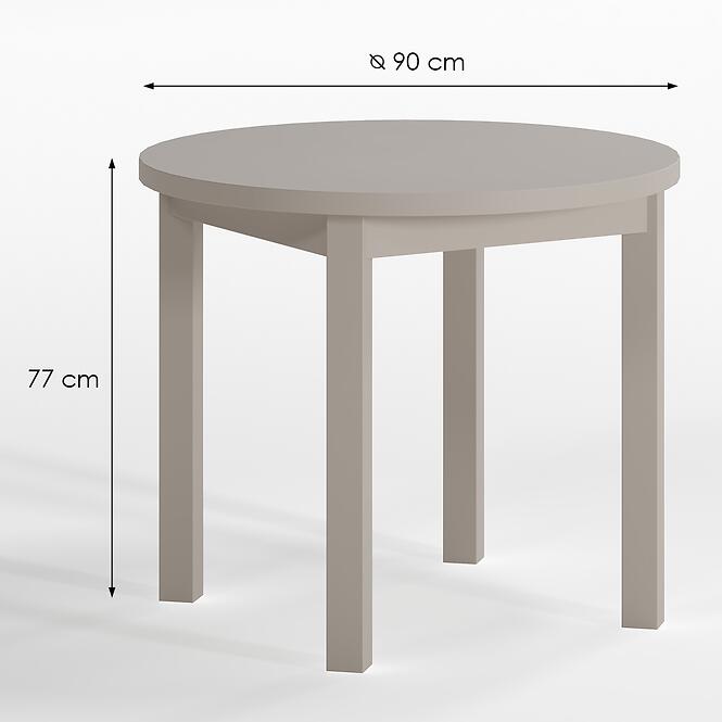 Stôl Perla 90 kaszmir
