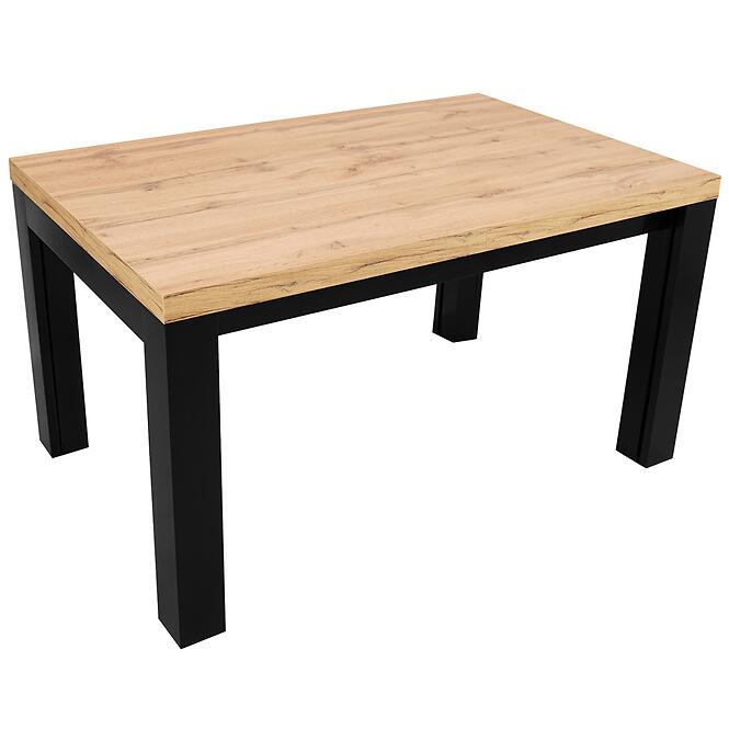 Stôl ST-63 100x100+4x50 wotan/čierna