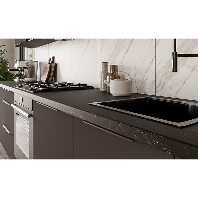 Kuchynská linka Aria GR/BL 390 cm bez kuchynskej dosky,4