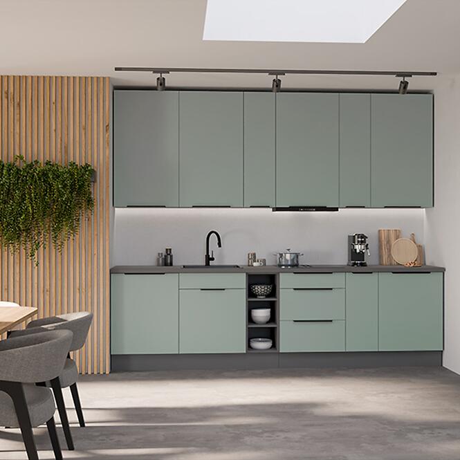 Kuchynská linka Aria SA/ANT 300 cm bez kuchynskej dosky,2