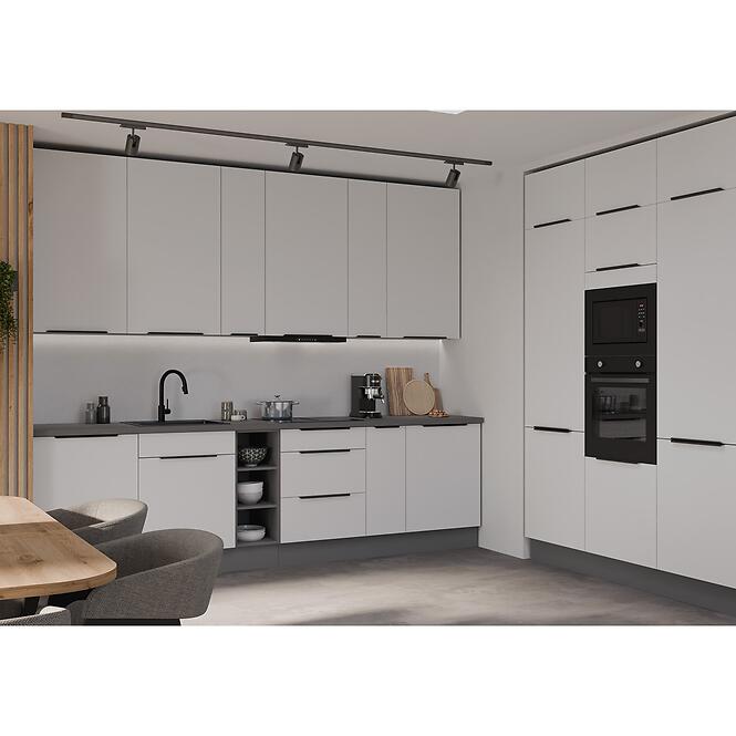 Kuchynská linka Aria WH/ANT 300 cm bez kuchynskej dosky,4