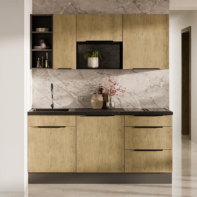 Kuchynská linka Cremona ANT 180 cm bez kuchynskej dosky