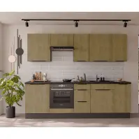 Kuchynská linka Cremona ANT 260 cm bez kuchynskej dosky