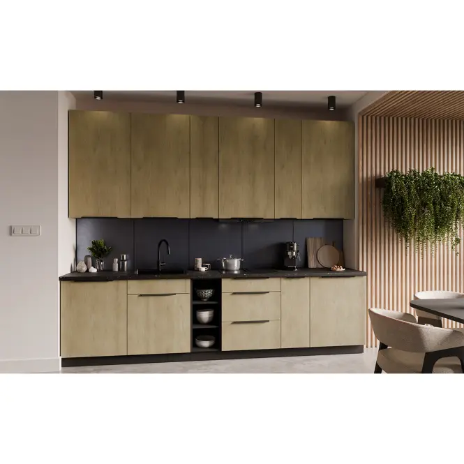 Kuchynská linka Cremona BL 300 cm bez kuchynskej dosky