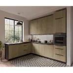Kuchynská linka Cremona BL 210x290 cm bez kuchynskej dosky