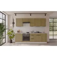 Kuchynská linka Cremona WH 260 cm bez kuchynskej dosky
