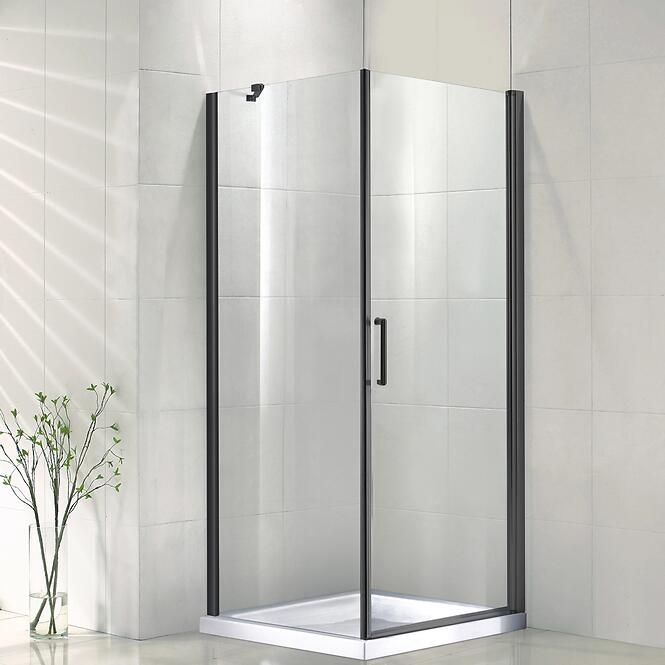 Sprchový kút Vela Black 80x80x190