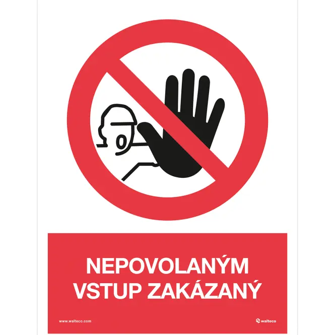 Nepovolaným vstup zakázaný 210 x 148 mm