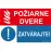 Požiarne dvere, zatvárajte