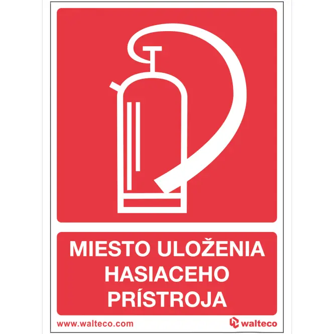 Prenosný hasiaci prístroj (vrátane textu)
