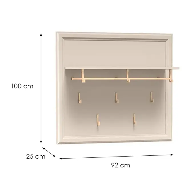 Vešiak Windsor W-22  Kashmir/Dub Prírodný,2