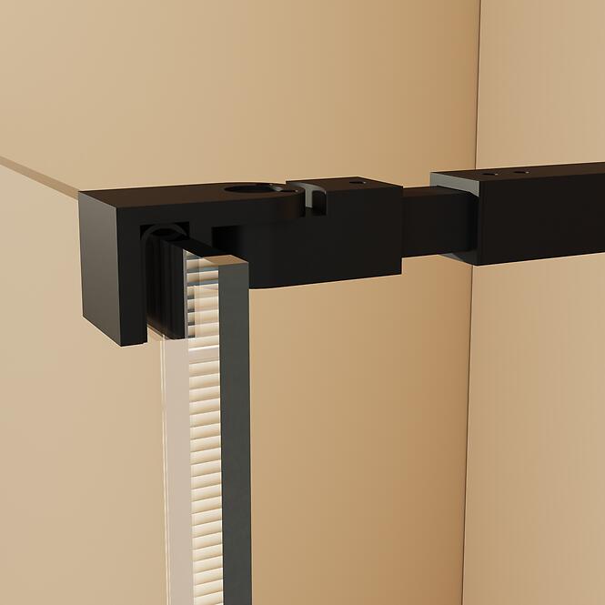 Sprchová stena Walk-In Zum 100x195 black