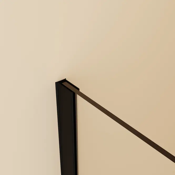 Sprchová stena Walk-In Zum 90x195 black