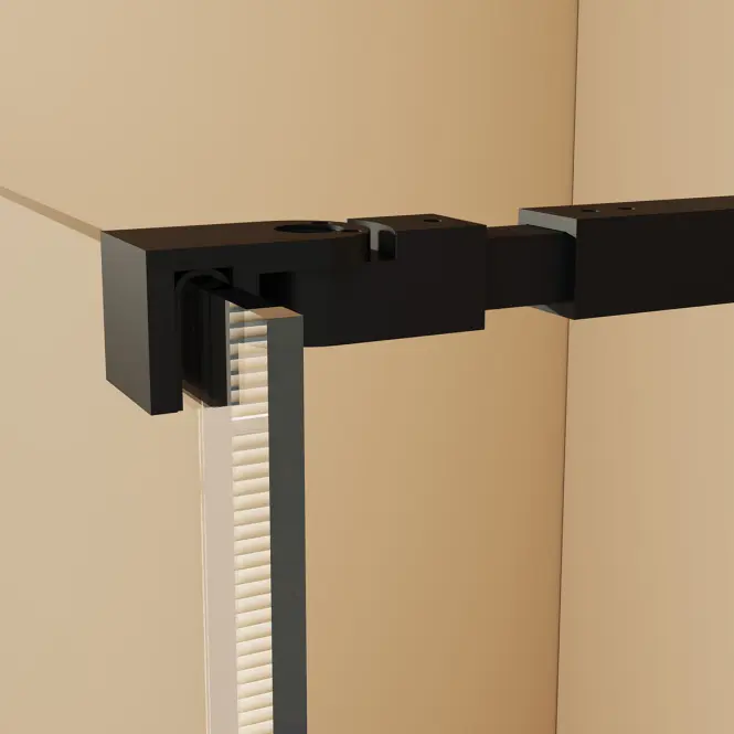 Sprchová stena Walk-In Zum 90x195 black