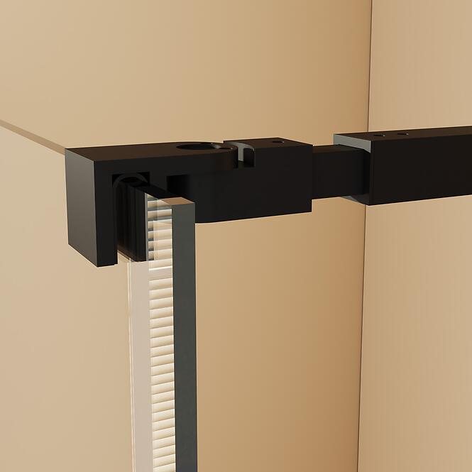Sprchová stena Walk-In Zum 90x195 black