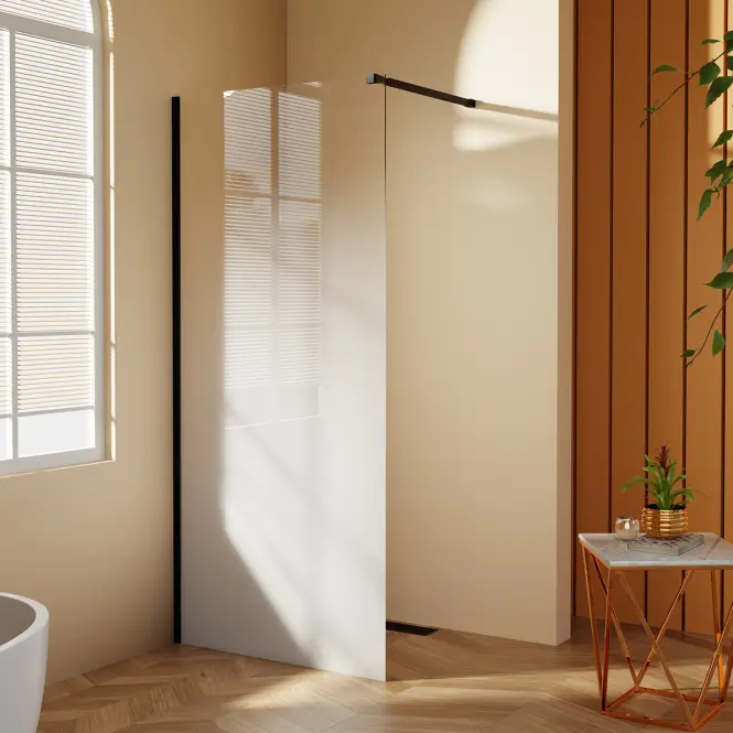 Sprchová stena Walk-In Zum 90x195 black