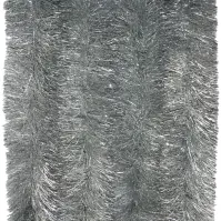 Girland priemer 10 cm dĺžka 2 m striebro 10530