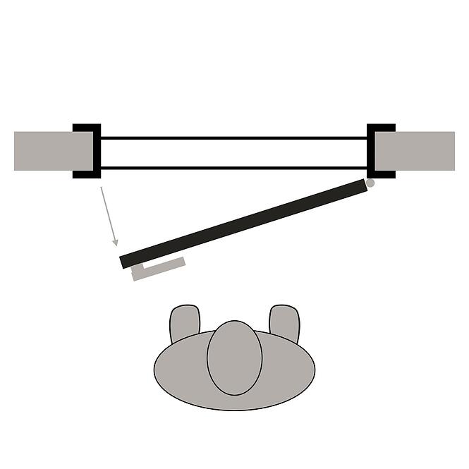 Interiérové vchodové dvere RT03 90P kovový antracit