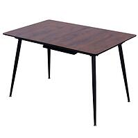 Rozkladací Stôl Remy 120/160x80 12526 Dub 8078-75/Čierna