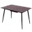 Rozkladací Stôl Remy 120/160x80 12526 Dub 8078-75/Čierna