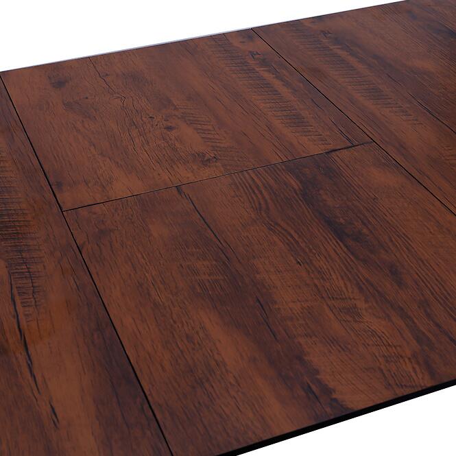 Rozkladací Stôl Remy 120/160x80 12526 Dub 8078-75/Čierna