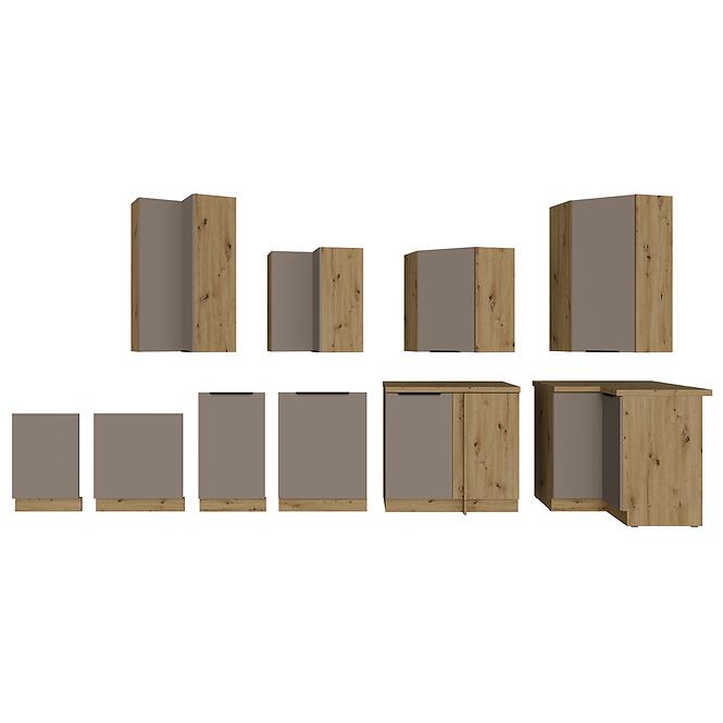 Kuchynská skrinka Aria-Ta/Ar Anti Fingerprint 80g-108 2f