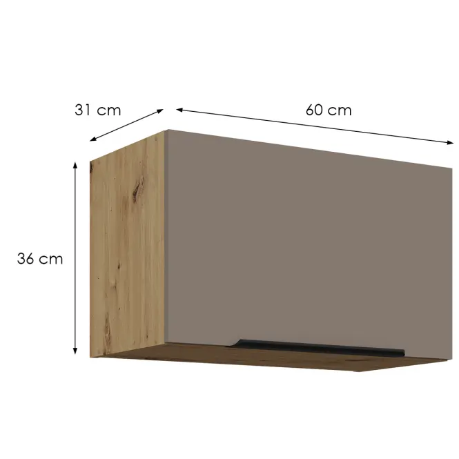 Kuchynská skrinka Aria-Ta/Ar Anti Fingerprint 60gu-36 1f