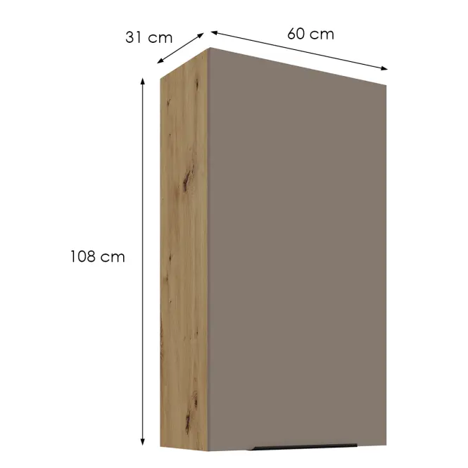 Kuchynská skrinka Aria-Ta/Ar Anti Fingerprint 60g-108 1f
