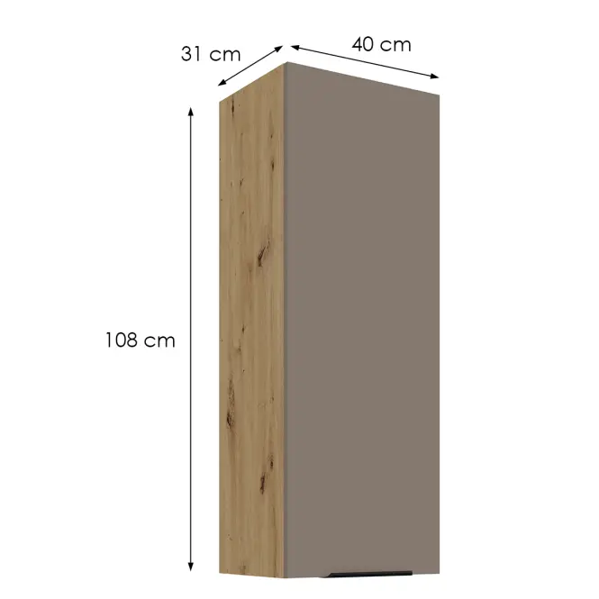 Kuchynská skrinka Aria-Ta/Ar Anti Fingerprint 40g-108 1f