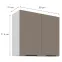 Kuchynská skrinka Aria-Ta/Wh Anti Fingerprint 80g-72 2f,2
