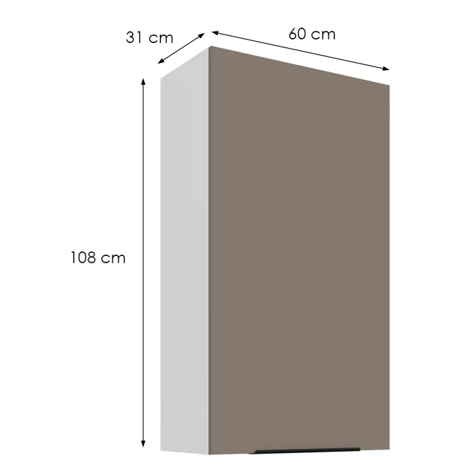 Kuchynská skrinka Aria-Ta/Wh Anti Fingerprint 60g-108 1f