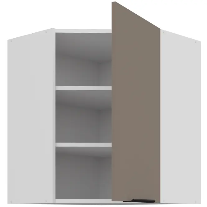 Kuchynská skrinka Aria-Ta/Wh Anti Fingerprint 60x60 Gn-72 1f (45°)
