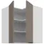 Kuchynská skrinka Aria-Ta/Wh Anti Fingerprint 60x60 Gn-72 2f (90°),3