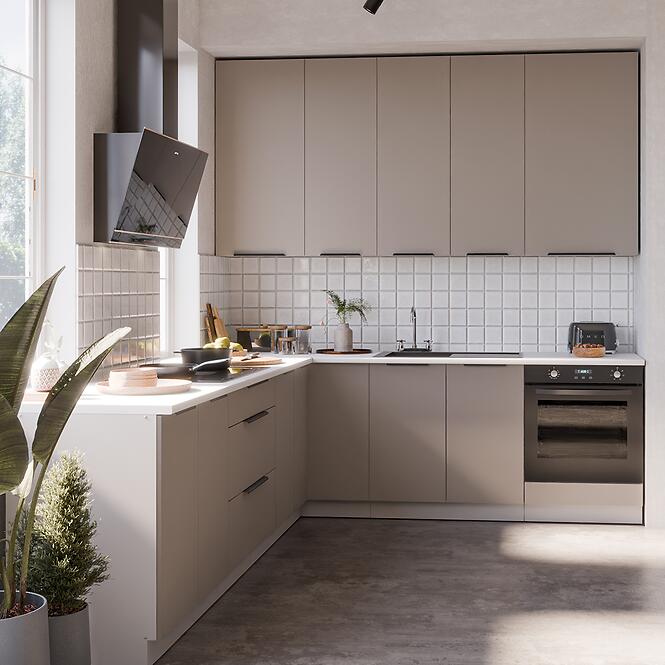 Kuchynská skrinka Aria-Ta/Wh Anti Fingerprint 50 Nagu-36 1f