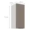 Kuchynská skrinka Aria-Ta/Wh Anti Fingerprint 30g-72 1f,2
