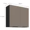 Kuchynská skrinka Aria-Ta/Bl Anti Fingerprint 80g-72 2f,2