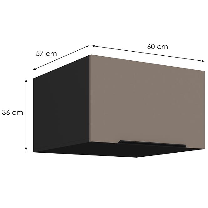 Kuchynská skrinka Aria-Ta/Bl Anti Fingerprint 60 Nagu-36 1f,2