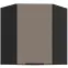 Kuchynská skrinka Aria-Ta/Bl Anti Fingerprint 60x60 Gn-72 1f (45°)