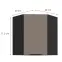 Kuchynská skrinka Aria-Ta/Bl Anti Fingerprint 60x60 Gn-72 1f (45°),2