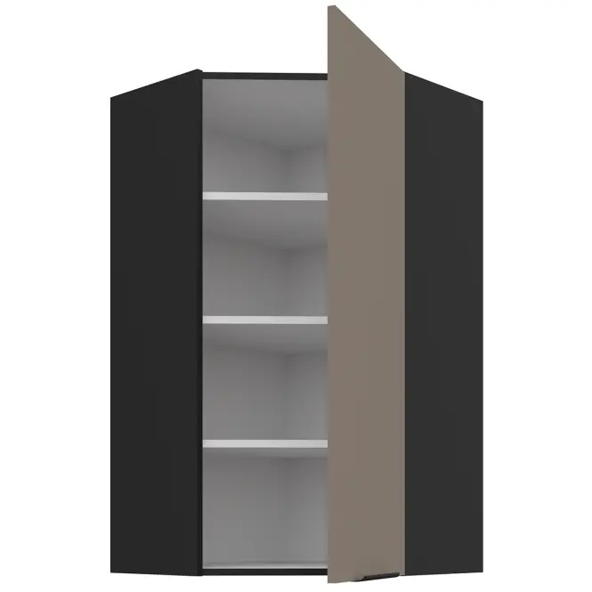 Kuchynská skrinka Aria-Ta/Bl Anti Fingerprint 60x60 Gn-108 1f (45°)