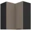 Kuchynská skrinka Aria-Ta/Bl Anti Fingerprint 60x60 Gn-72 2f (90°)
